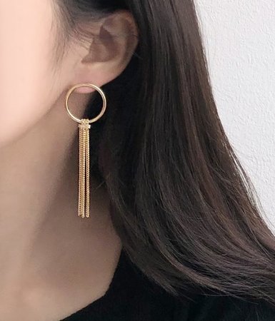 [sale] city long earring *교환/반품 불가