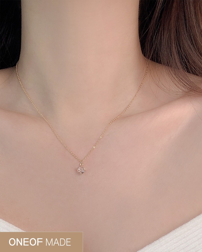 little cubic necklace